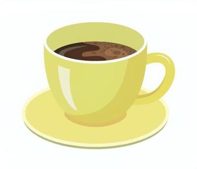 コーヒー3 コーヒー,珈琲,ホットコーヒー,コーヒーカップ,マグカップ,ソーサー,カフェ,喫茶店,飲み物,飲料のイラスト素材