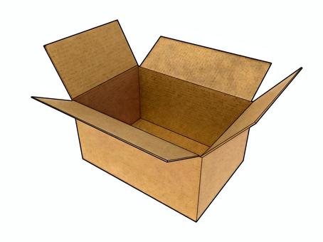 開いたダンボール ダンボール,箱,荷物,整理,引越し,荷造り,片付け,収納,保管,在庫のイラスト素材