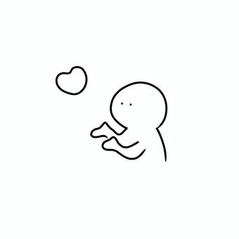 降り注ぐハート 降り注ぐ,落ちる,ハート,心,気持ち,飛ぶ,愛,やさしさ,人,癒しのイラスト素材