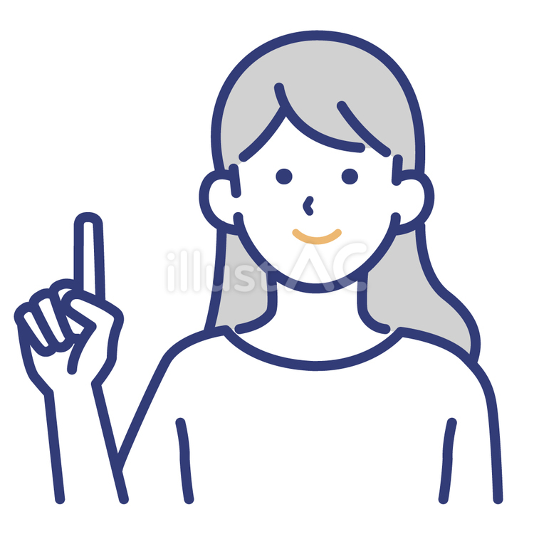 指さし案内する女性 女性,人,指さしのイラスト素材