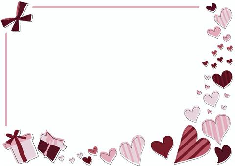 Illustration frame for Valentine's day and anniversary, , JPG, PNG and AI