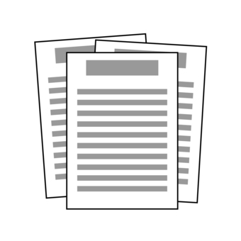 書類のイラスト01 書類,紙,文書,ビジネス,事務用品,資料,仕事,契約書類,確認書類,提出書類のイラスト素材