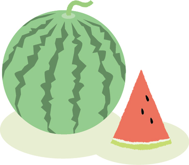 Watermelon summer fruit, free, free, postcard, JPG, PNG and AI