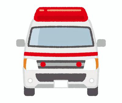 救急車 サイレン,自動車,車,乗り物,走る,救助,病院,運ぶ,レスキュー,運転手のイラスト素材