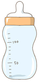 nursing bottle, simple, tiny, breastfeeding bottle, JPG and PNG