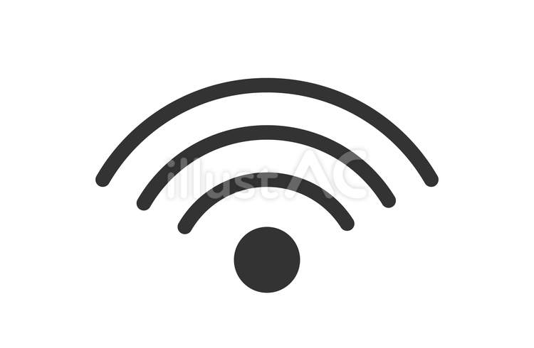 Wi-Fiアイコン wiーfi,アイコン,インターネットのイラスト素材