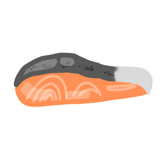 秋鮭 秋鮭,秋,鮭,シャケ,魚,魚料理,和食,日本料理,秋の味覚,焼き魚のイラスト素材