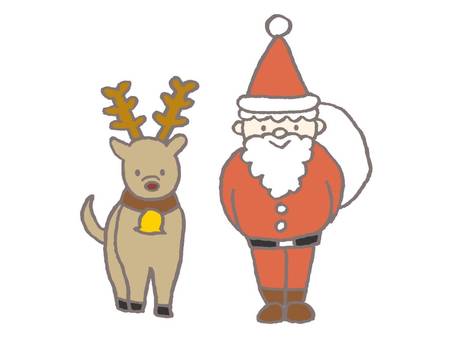 santa claus and reindeer, JPG and PNG santa claus and reindeer, santa claus, reindeer, christmas, JPG and PNG