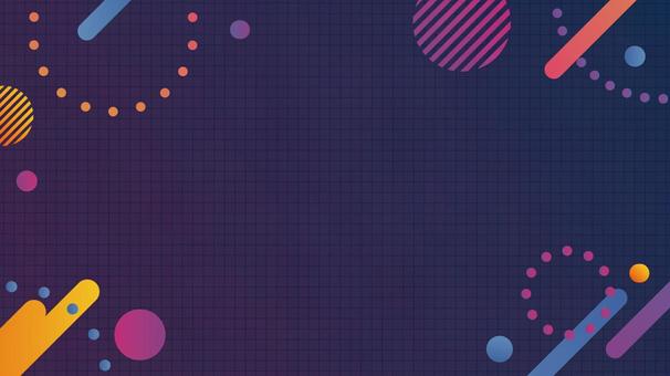 夜っぽい鮮やかなPOP柄 pop,ナイト,夜,カラフル,背景,壁紙,セール,ネオンのイラスト素材