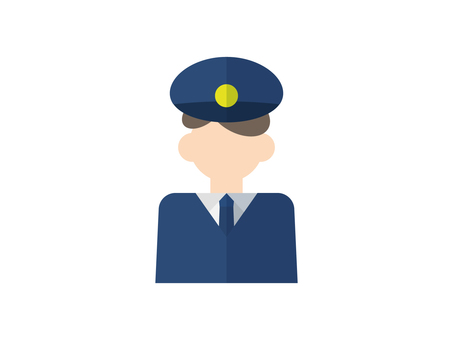 男警察圖標, JPG, PNG 和 AI 男警察圖標, 男人, 警官, 簡單, JPG, PNG 和 AI