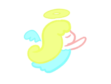 天使 天使,手描き,神様,神話,エンジェルのイラスト素材