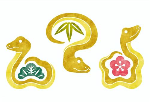 Illustration, years, snake, zodiac, 