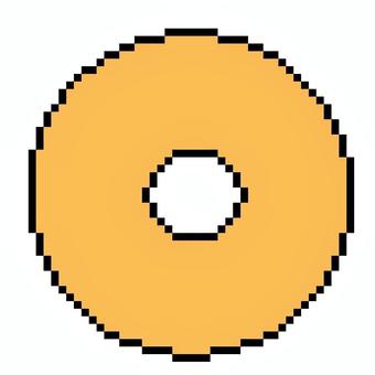 ドーナツのドット絵