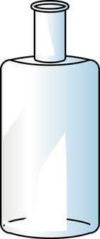 空き瓶 空き瓶,空っぽ,ガラス,容器,入れ物,シンプル,線画のイラスト素材