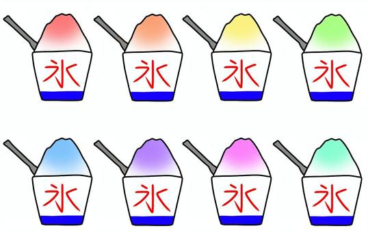 ภาพประกอบ, น้ำแข็งใส, เย็น, หวาน, 