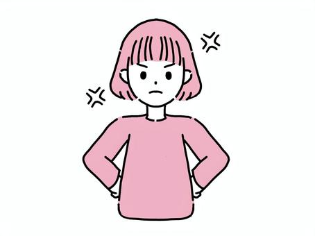 Angry person with hands on hips, JPG and PNG Angry person with hands on hips, get angry, female, to scold, JPG and PNG