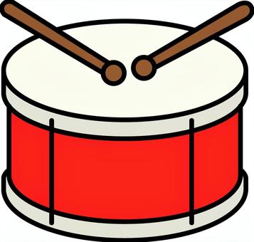 太鼓です。 太鼓,シンプル,打楽器,スネアドラム,リズム,バンド,ミュージシャン,音楽,打つ,バチのイラスト素材