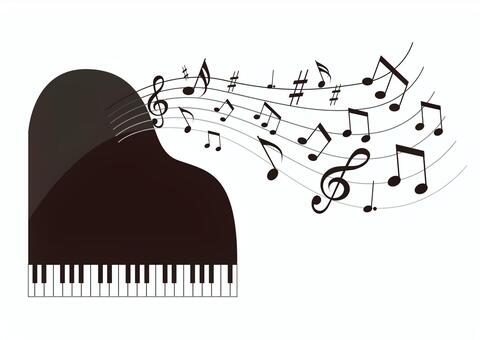 Note, JPG and AI Note, piggyback ride, musical score, a scroll, JPG and AI