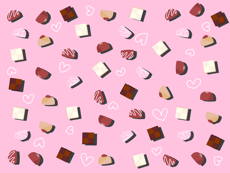 バレンタインラッピングハート(ピンク)