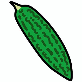 ゴーヤ ゴーヤ,野菜,食材,食べ物,ゴーヤー,ニガウリのイラスト素材