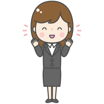 A woman in a suit, , JPG, PNG and AI