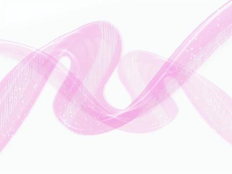 風のリボン-ピンク05 風,リボン,ピンク,ライン,波,光,きらめき,抽象,背景,やわらかいのイラスト素材