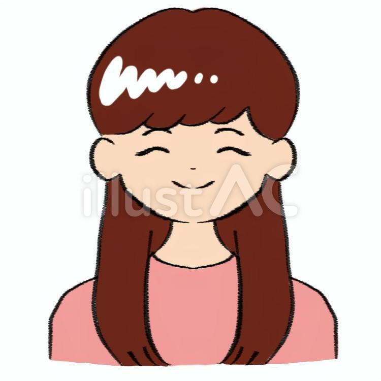 女の人 アイコンイラスト - No: 22503644｜無料イラスト・フリー素材なら「イラストAC」