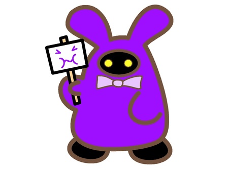 紫兔裝鬼圖標, JPG 和 PNG 紫兔裝鬼圖標, 鬧鬼, 怪物, 甜心, JPG 和 PNG