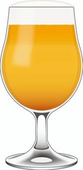 ビール（チューリップグラス） ビール,クラフト,生,チューリップ,グラス,泡,酒,冷たい,飲み物,エールのイラスト素材
