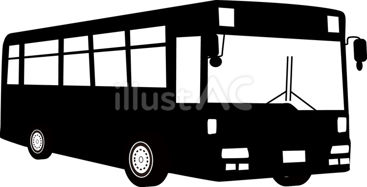 路線バス　 路線バス,公共交通,大型のイラスト素材