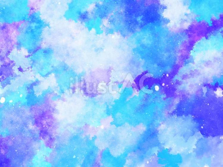冬イメージ　水彩風背景 背景,壁紙,冬のイラスト素材