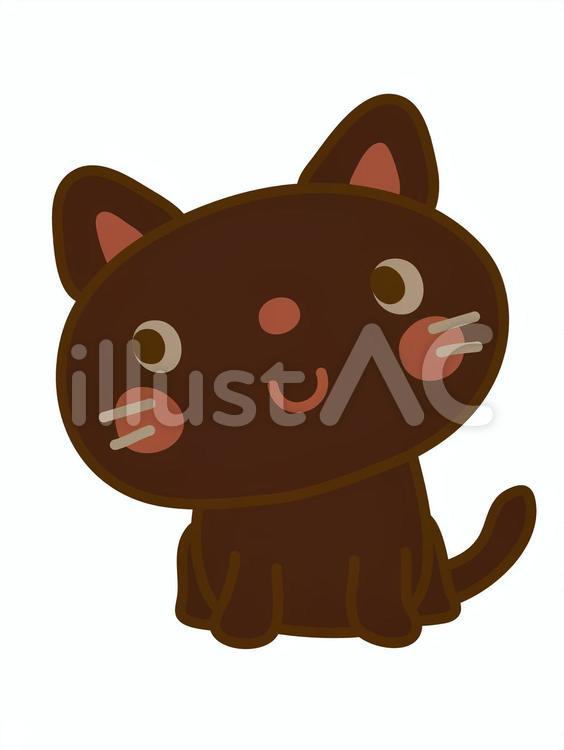 黒猫3 黒猫,猫,黒のイラスト素材