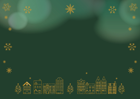 クリスマス　冬　フレーム　飾り