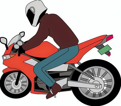 バイク走行 バイク,走行,スピード,ライダー,人物,大型,マシン,単車,二輪,乗るのイラスト素材