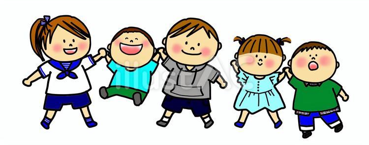 遊ぼう！ 子ども,保育園,こども園のイラスト素材