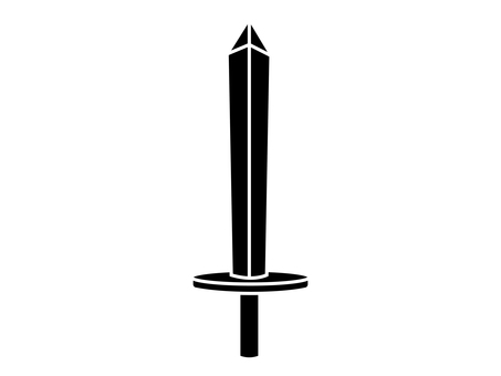 Illustration, épée, tarot, divination, 