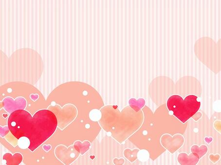 ハートとストライプの背景, JPG and AI ハートとストライプの背景, corazón, valentine, día de san valentín, JPG and AI