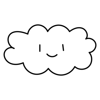 5_イラスト_雲・笑顔