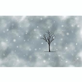 Snow scene, JPG and PNG Snow scene, snow, the scenery, wood, JPG and PNG