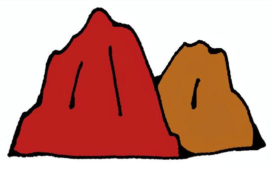 秋の山 山,秋,登山,景色,自然,散策,ハイキング,旅行,キャンプ,紅葉のイラスト素材