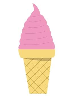 アイスいちご アイス,お菓子,イチゴ,冷たい,食品のイラスト素材