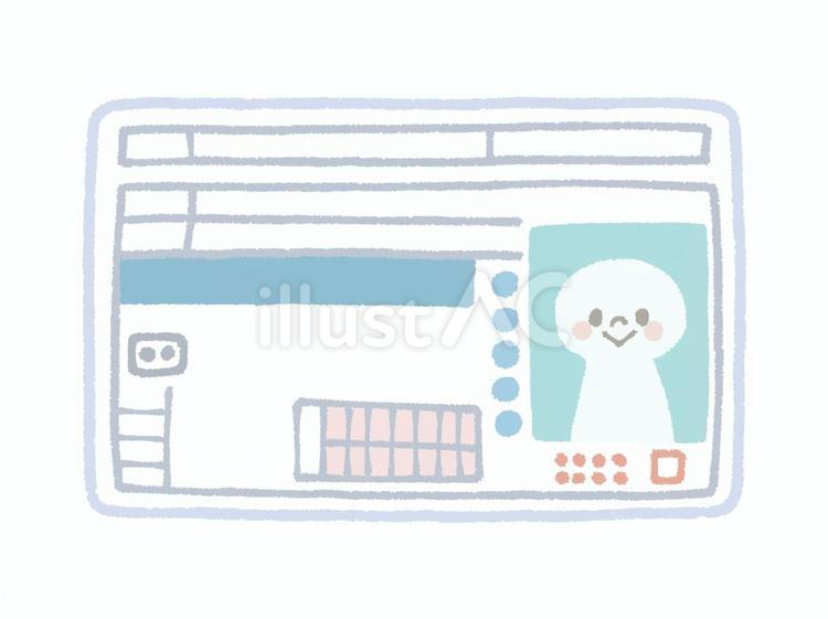 運転免許証（ブルー） 運転免許証,自動車,車のイラスト素材