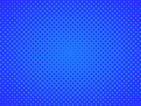 青色のハーフトーンのグラデーション背景 ハーフトーン,ドット,点,グラデーション,青,ブルー,ビビット,色,カラー,ポップのイラスト素材