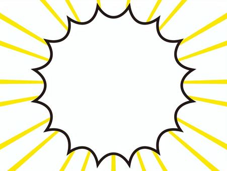 radiation, radiation, radiation, concentration line, momentum,