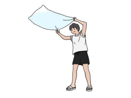 アウフグース　カラー アウフグース,アウフグースマイスター,熱波師,サウナ,ロウリュ,タオル,カラーのイラスト素材