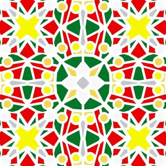 シームレスなモザイク　ｎ　Xmasカラー モザイク,クリスマス,クリスマスカラー,12月,xmas,バックグラウンド,テクスチャー,シームレス,背景,背景素材のイラスト素材