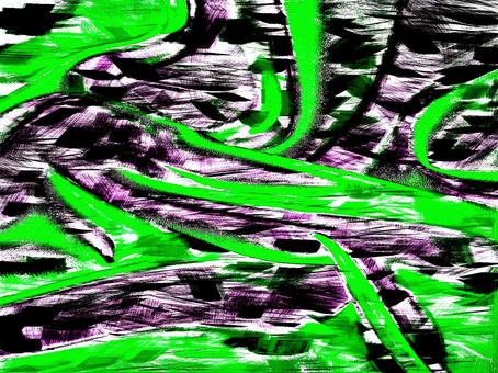 緑色と黒色の斑模様の水彩画風壁紙素材 水彩画,斑模様,緑色,黒色,背景,壁紙,抽象的,テクスチャ,シンプル,オシャレのイラスト素材