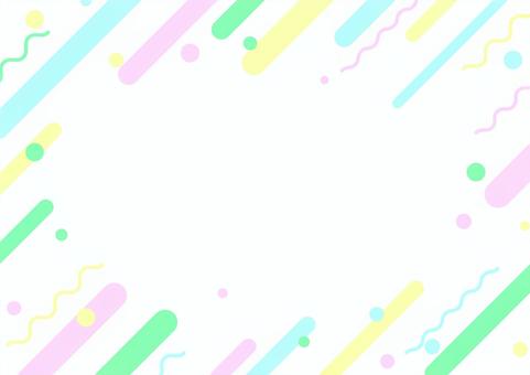 #3408パステル背景 ポップ,ピンク,セール,キャンペーン,かわいい,バナー,フレーム,枠,イベント,パステルのイラスト素材