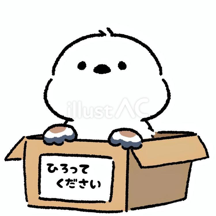 シマエナガ_拾ってください_01 シマエナガ,鳥,動物のイラスト素材
