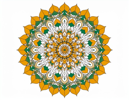 インド風の曼荼羅装飾